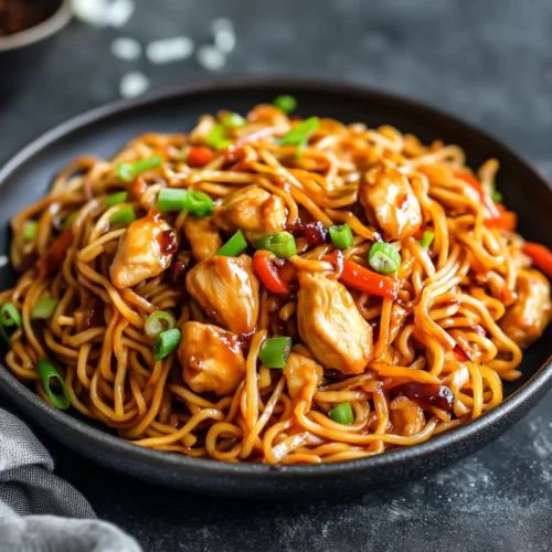 Chicken Chow Mein with the Best Chow Mein Sauce