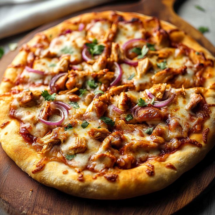 Delicious BBQ Chicken Pizza Recipe