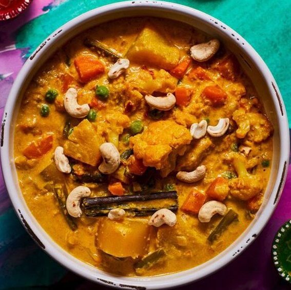 Maunika Gowardhan's vegetable korma (Navratan Korma)