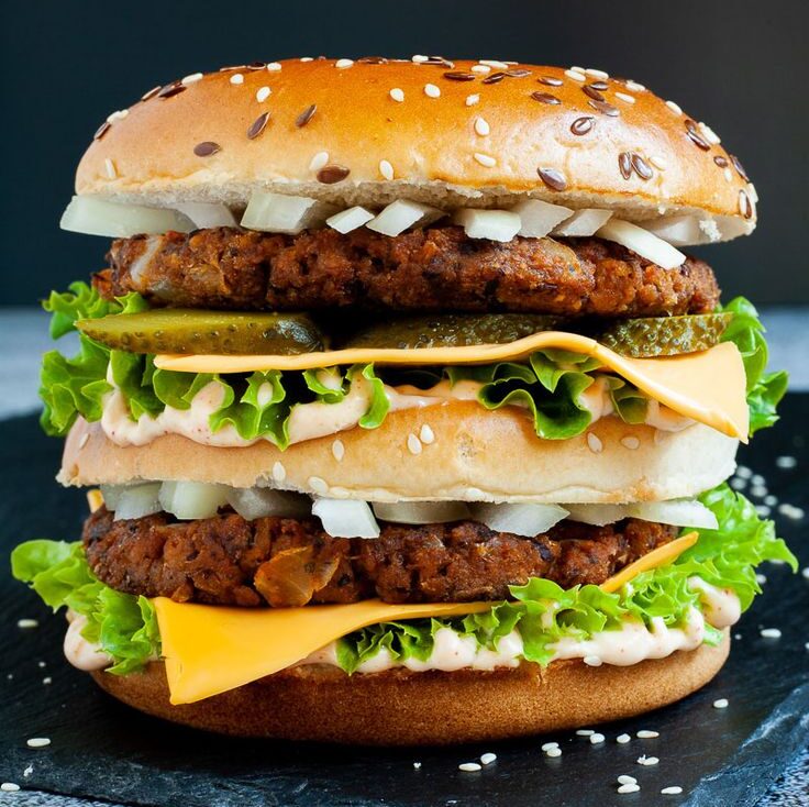 Vegan Burger Big Mac TVP